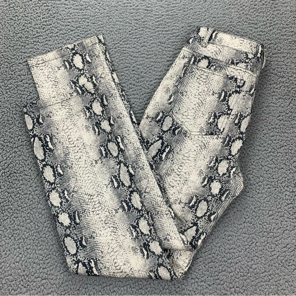 Current Air by Anthropologie Lela Snake Printed Straight Leg Pants  -  Size: M - Picture 5 of 16